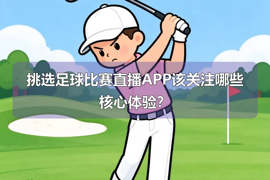 挑选足球比赛直播APP该关注哪些核心体验?